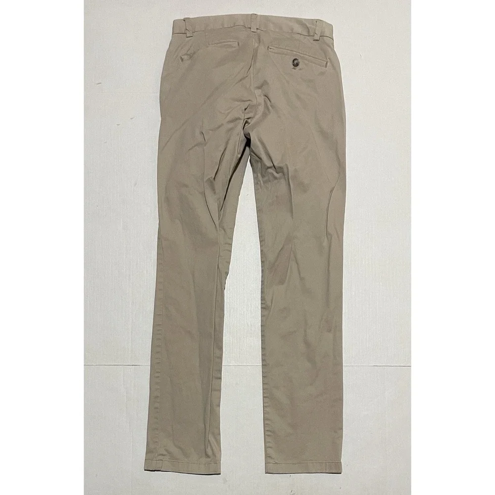 Vineyard Vines Khaki Chino Pants Men's 28 X 31 Stretch Flat Front Casual Beige